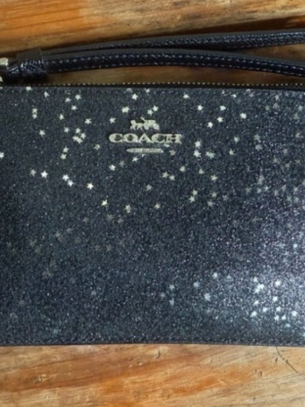 COACH Glitter Star Wristlet - Black - Picture 3 of 6